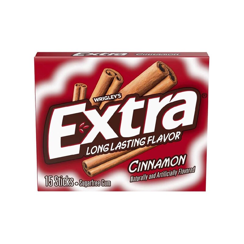 Wrigleys Extra - Long Lasting Flavor - Cinnamon - 1 x 15 Stück