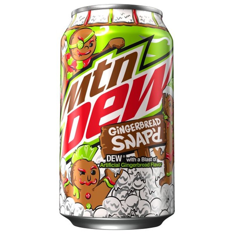 Mountain Dew - Limited Edition Gingerbread Snapd - 1 x 355ml