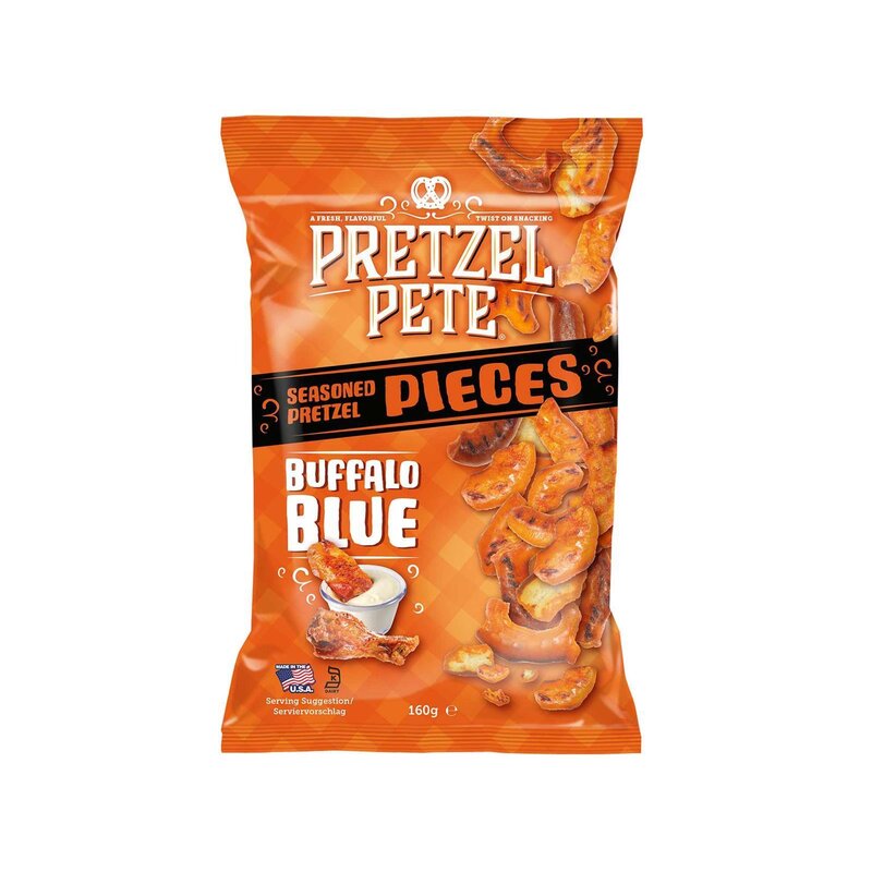 Pretzel Pete Buffalo Blue - 8 x 160g