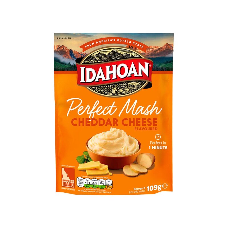 Idahoan - Perfect Mash Cheddar Cheese - 1 x 109g