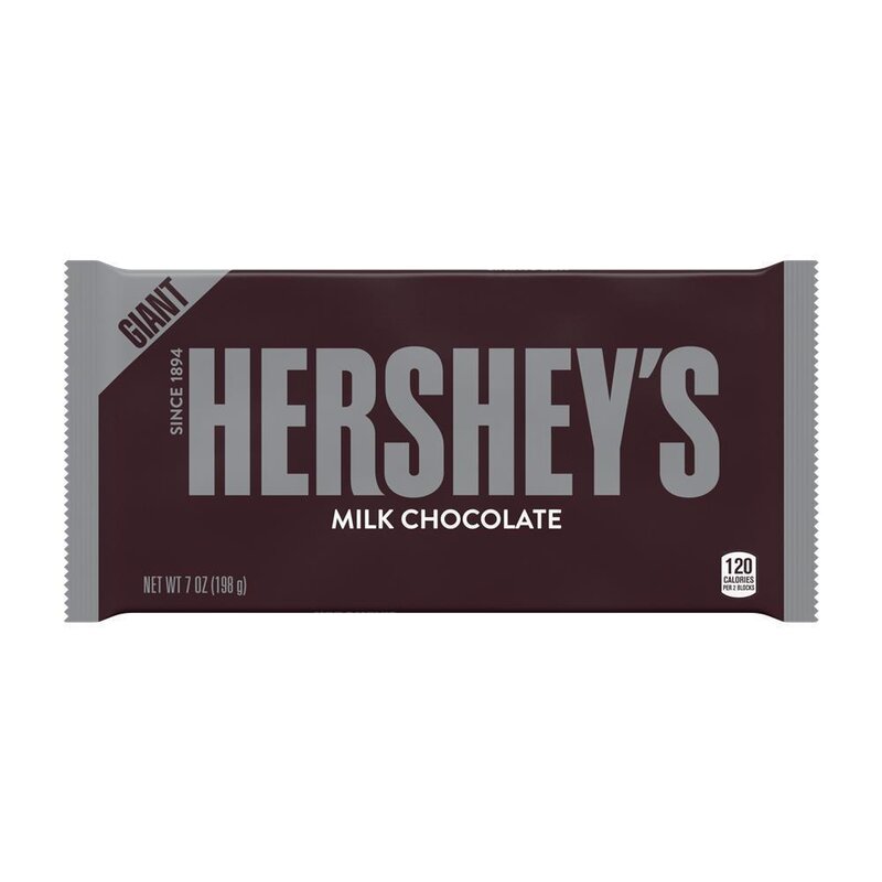 Hersheys Giant Milk Chocolate - 1 x 198g