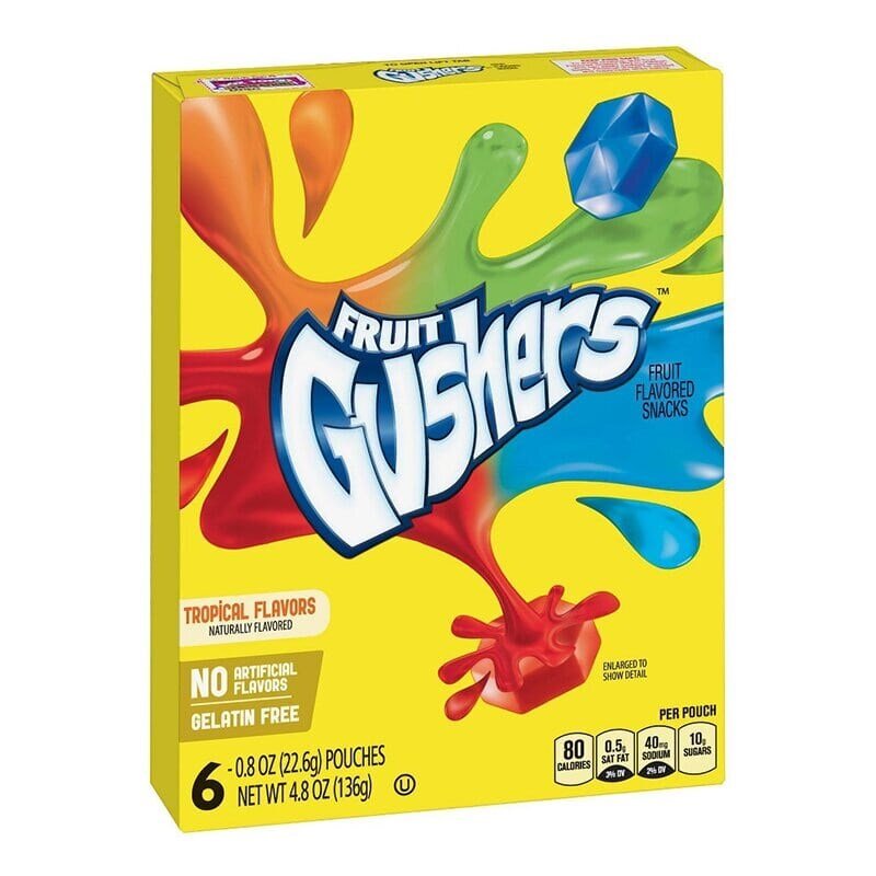 Fruit Gushers - Variety Pack - 1 x 136g