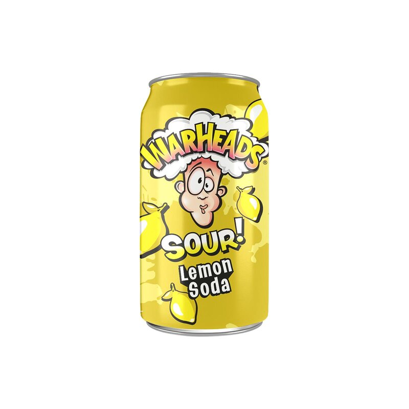 Warheads Sour Lemon Soda - 355ml
