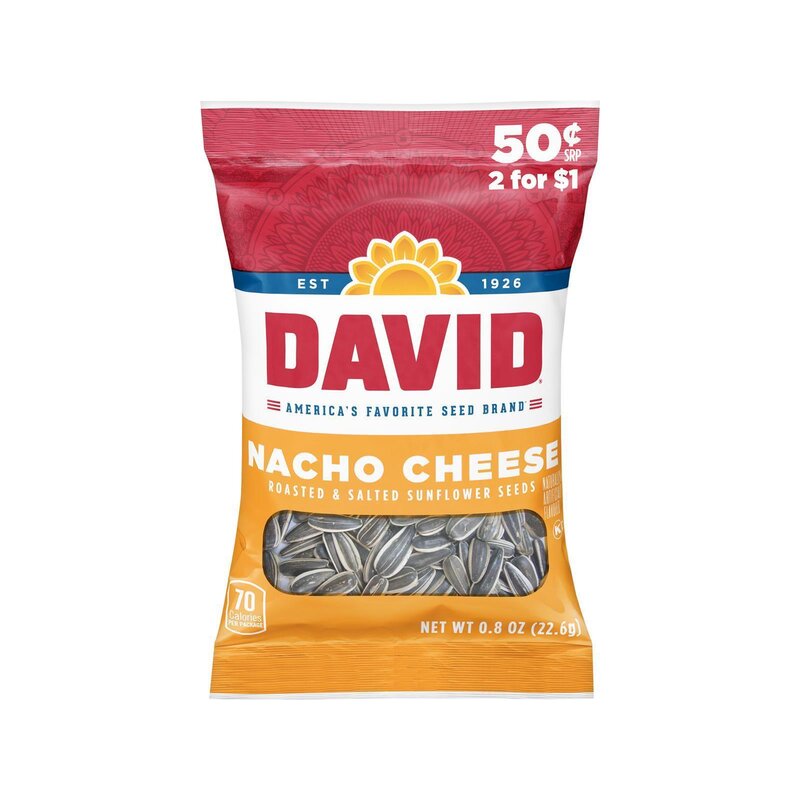 David - Nacho Cheese Sunflower Seed - 26g MHD 08.10.2022