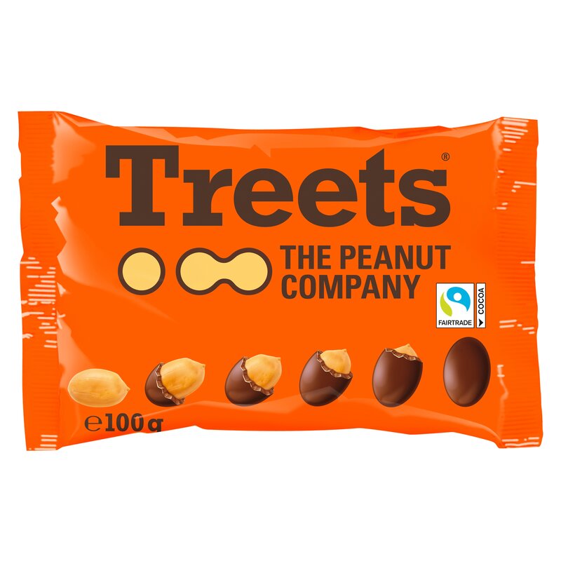 Treets Chocolate Peanut 100g