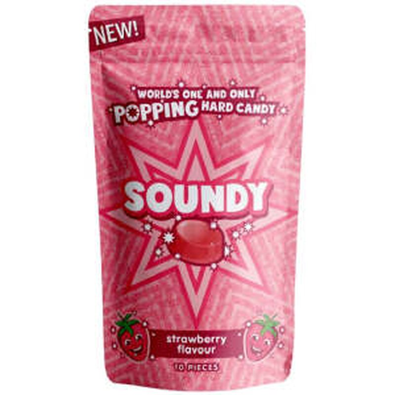 Soundy Sour Strawberry 10x3g