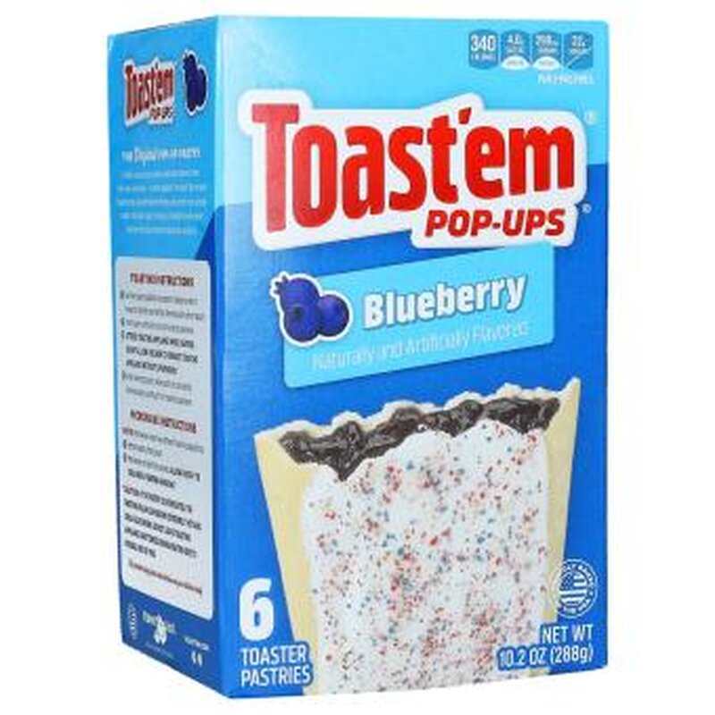 Toastem Pop-Ups Frosted Blueberrgy 288g