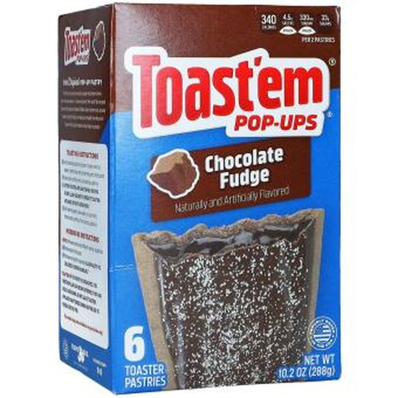 Toastem Pop-Ups Frosted Chocolate Fudge 288g