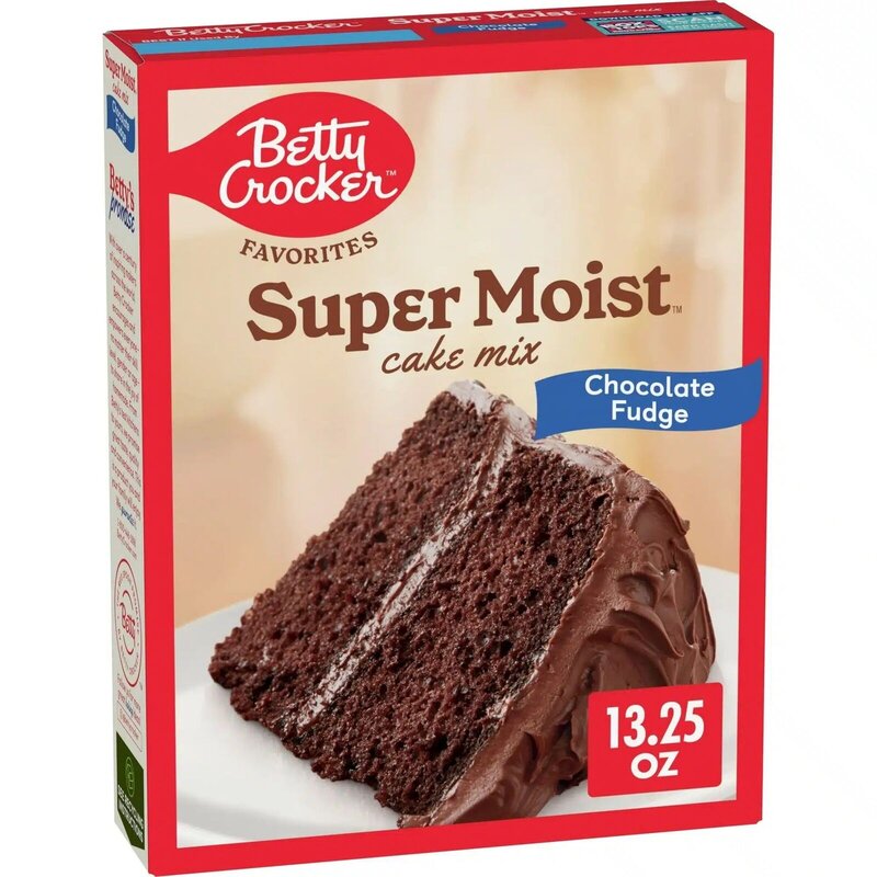 Betty Crocker - Super Moist - Chocolate Fudge Cake Mix - 1 x 375g