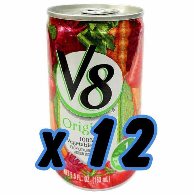 V8 - Vegetable Juice - 12 x 163 ml