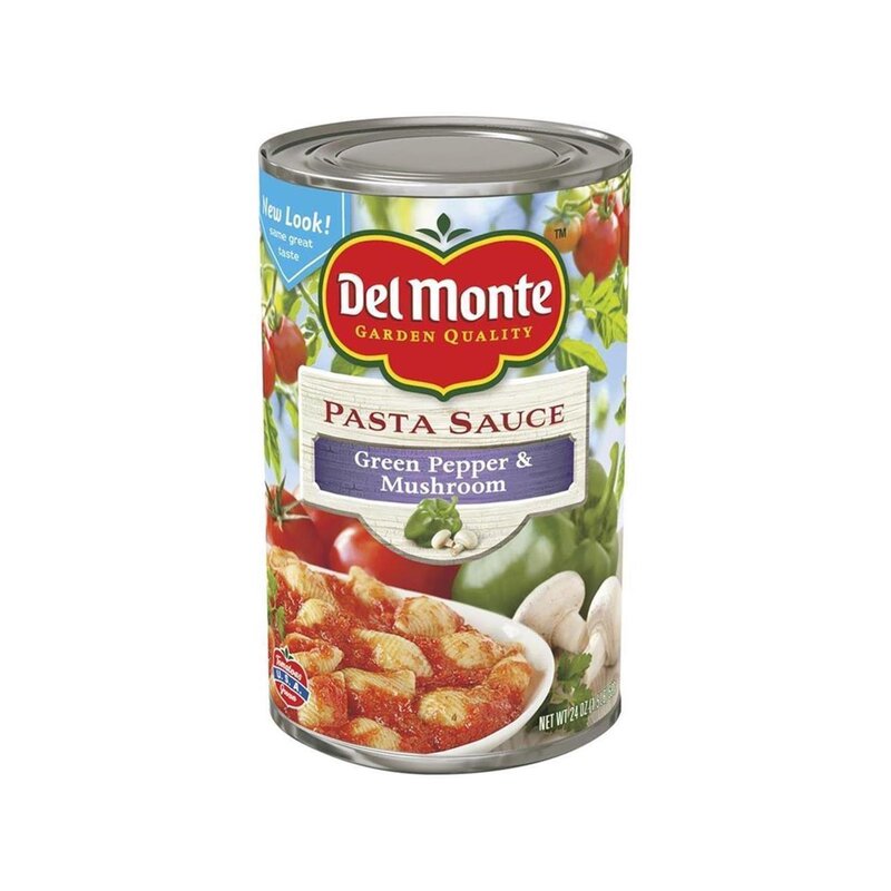 Del Monte - Pasta Sauce - Green Pepper & Mushroom - 1 x 680 g