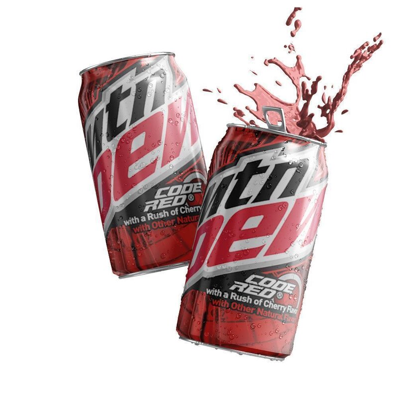 Mountain Dew - Code Red - 1 x 355 ml