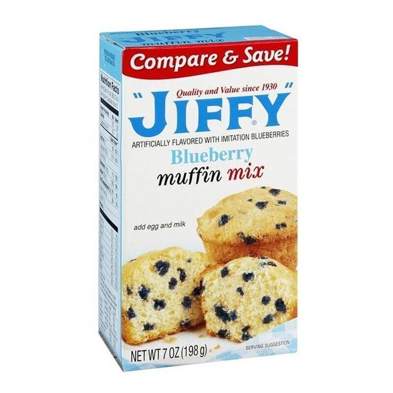 Jiffy - Blueberry Muffin Mix - 1 x 198 g