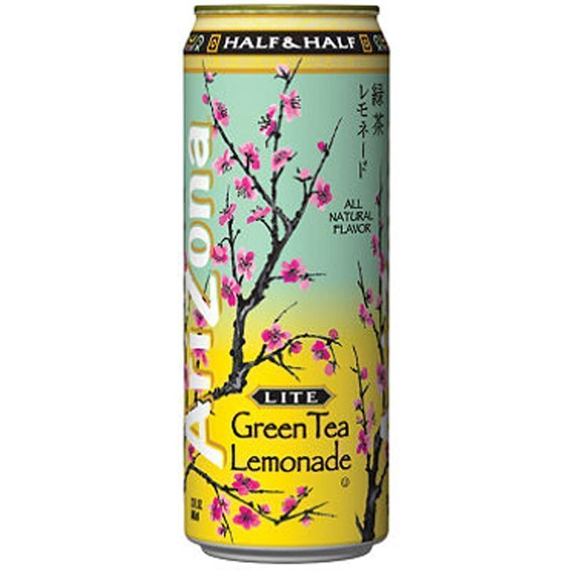 Arizona - Half & Half LITE Green Tea Lemonade - 1 x 680 ml